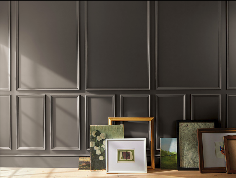 Room painted in Silhouette AF-655